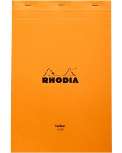 Rhodia Notitieblok A4+ No. 19 Gelijnd Oranje met Gele Bladzijden