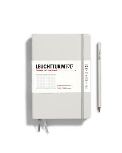 Leuchtturm1917 Notitieboek Medium Natural Colors Light Grey Dotted