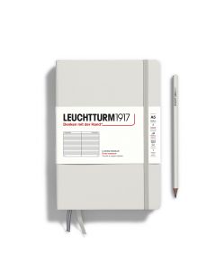 Leuchtturm1917 Notitieboek Medium Natural Colors Light Grey Gelijnd
