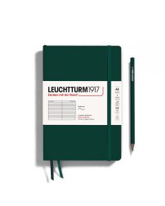 Leuchtturm1917 Notitieboek Medium Softcover Natural Colors Forest Green Gelijnd