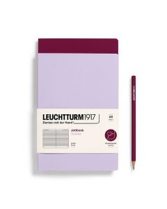 Leuchtturm1917 Jottbook Medium Lilac/Port Red Gelijnd