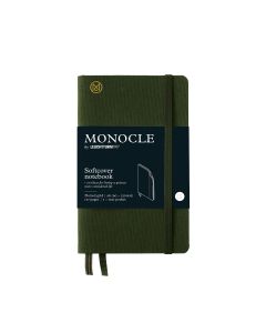 Monocle by Leuchtturm1917 Notitieboek A6 Softcover Olive Dotted