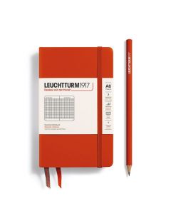 Leuchtturm1917 Notitieboek Pocket Fox Red Geruit
