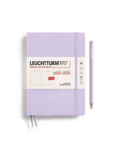 Leuchtturm1917 Agenda 18 maanden 2024 - 2025 Weekplanner Medium Lilac