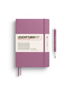 Leuchtturm1917 Notitieboek Medium Dusty Rose Geruit