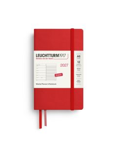 Leuchtturm1917 Agenda 2027 Weekplanner + Notities Pocket Cherry