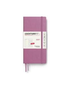Leuchtturm1917 Agenda 2027 Weekplanner + Notities Dotted Wallet Dusty Rose