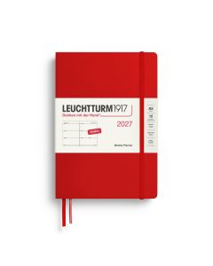 Leuchtturm1917 Agenda 2027 Weekplanner Medium Cherry