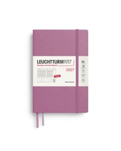 Leuchtturm1917 Agenda 2027 Weekplanner Verticaal Paperback B6+ Hardcover Dusty Rose