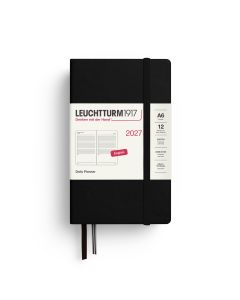 Leuchtturm1917 Agenda 2027 Dagplanner Pocket A6 Black