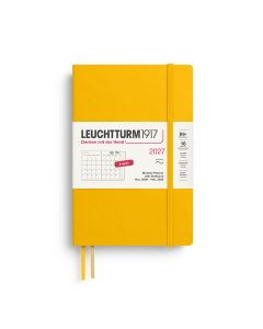Leuchtturm1917 Agenda 2027 Maandplanner + Notebook Paperback B6+ Soft Cover Sunflower