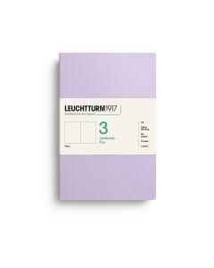 Leuchtturm1917 Jottbook Pur Medium Lilac Blanco Set van 3