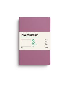 Leuchtturm1917 Jottbook Pur Medium Dusty Rose Blanco Set van 3