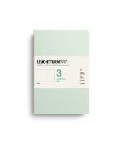 Leuchtturm1917 Jottbook Pur Medium Mint Green Blanco Set van 3