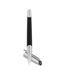 S.T. Dupont Defi Millennium Silver and Black Vulpen