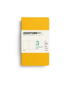 Leuchtturm1917 Jottbook Pur Pocket Sunflower Blanco Set van 3