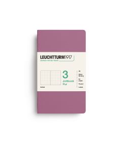 Leuchtturm1917 Jottbook Pur Pocket Dusty Rose Dotted Set van 3