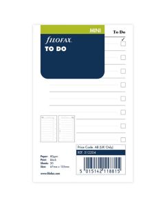 FILOFAX Vulling Mini To Do