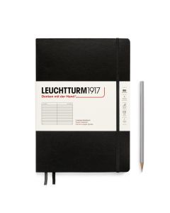 Leuchtturm1917 Notitieboek Composition B5 Hardcover Black Gelijnd