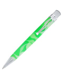 Retro 51 Tornado Acrylic Cosmic Swirl Green White Roller