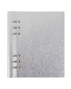 Filofax Clipbook A5 Metallic Silver
