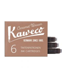 Kaweco Inktpatronen Caramel Brown 6 stuks