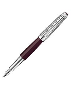 Caran d'Ache Léman Toile de Jouy Special Edition Vulpen Set met Lederen Etui