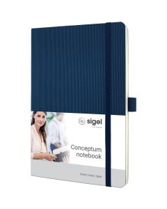 Sigel Conceptum Pure Notitieboek A5 Midnight Blue Soft Cover Gelijnd