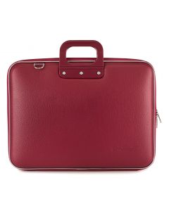 MaxiBombata Classic Laptoptas 17" Burgundy Rood