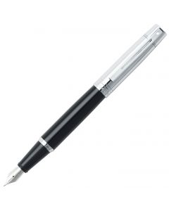 Sheaffer 300 Glossy Black Chrome Trim Vulpen
