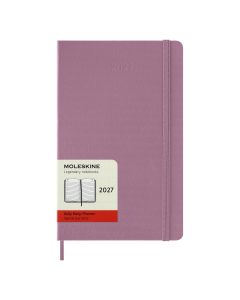 Moleskine Large Agenda 2027 Dagelijkse Planner Majestic pink Harde Kaft
