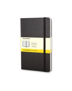 Moleskine Classic Pocket Notebook Zwart Harde Kaft Ruitjes