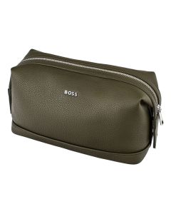 Hugo Boss Grained Classic Toilettas Khaki