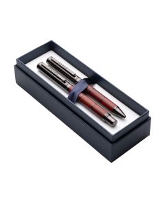 Tom Hessin Revolution Collection Ironbridge Wooden Vulpen en Balpen Set
