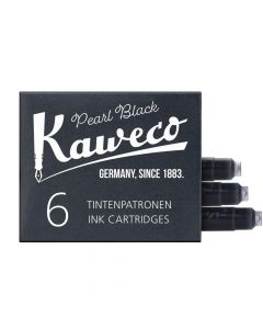Kaweco Inktpatronen Pearl Black 6 stuks