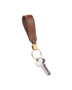 Orbitkey Loop Keychain Leather Caramel