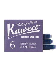 Kaweco Inktpatronen Midnight Blue 6 stuks