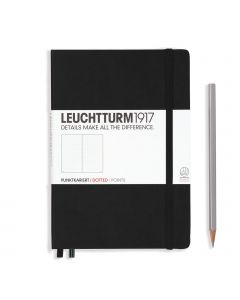 Leuchtturm1917 Notitieboek Medium Black Dotted
