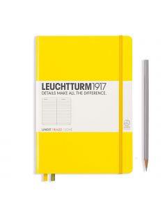 Leuchtturm1917 Notitieboek Medium Yellow Gelijnd