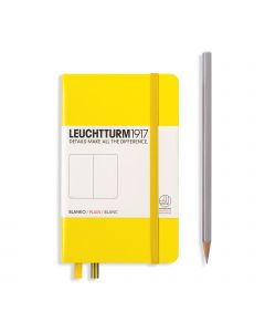 Leuchtturm1917 Notitieboek Pocket Geel Blanco