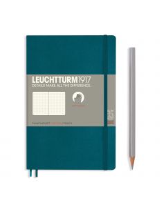 Leuchtturm1917 Notitieboek Slim B6+ Soft Cover Pacific Green Dotted