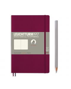 Leuchtturm1917 Notitieboek Slim B6+ Soft Cover Port Red Dotted