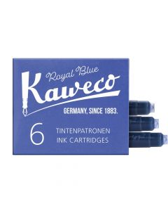 Kaweco Inktpatronen Royal Blue 6 stuks