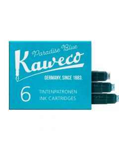 Kaweco Inktpatronen Paradise Blue 6 stuks