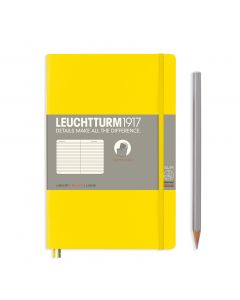 Leuchtturm1917 Notitieboek Slim B6+ Soft Cover Yellow Gelijnd
