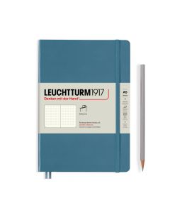 Leuchtturm1917 Notitieboek Medium Softcover Rising Colors Stone Blue Dotted