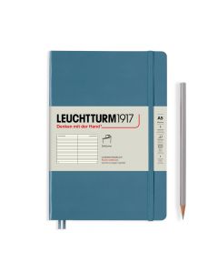 Leuchtturm1917 Notitieboek Medium Softcover Rising Colors Stone Blue Gelijnd