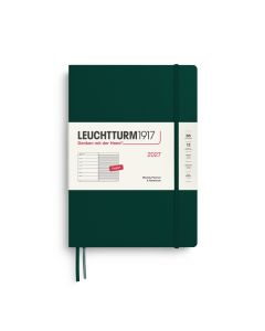 Leuchtturm1917 Agenda 2027 Weekplanner + Notities Composition B5 Forest Green