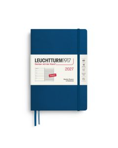 Leuchtturm1917 Agenda 2027 Weekplanner + Notities Medium Indigo