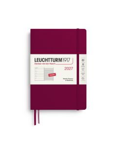 Leuchtturm1917 Agenda 2027 Weekplanner + Notities Medium Port Red